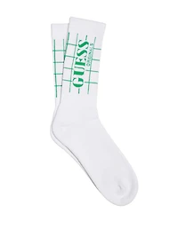 GUESS Originals Grid Crew Socks