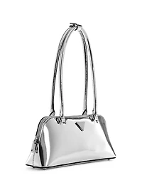 Arnela Metallic Shoulder Satchel