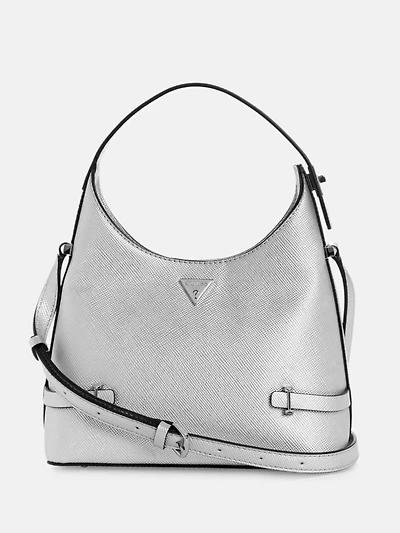 Rosalba Small Metallic Hobo Crossbody