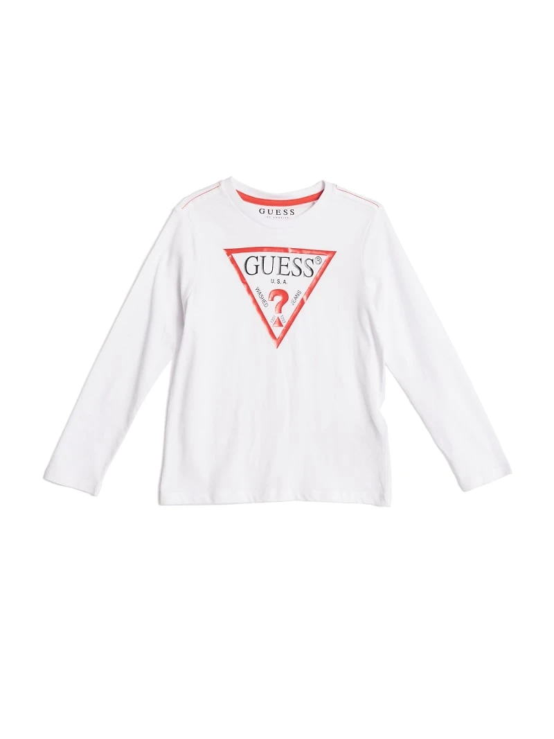 GUESS Kids Long-Sleeve Logo Tee (2-7)