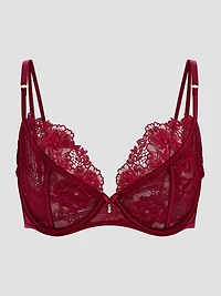 Rebecca Floral Lace Balcony Bra