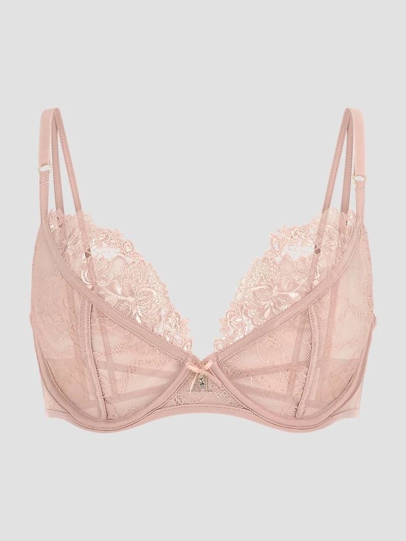 Rebecca Floral Lace Balcony Bra
