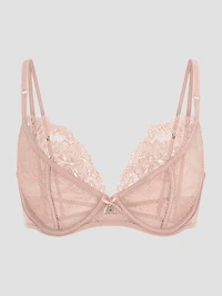 Rebecca Floral Lace Balcony Bra