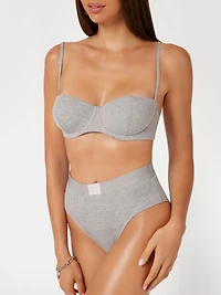 Eco Tessa Rib High-Waist Brazilian Panty