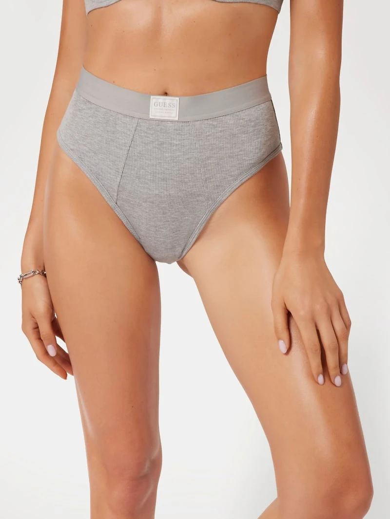 Eco Tessa Rib High-Waist Brazilian Panty
