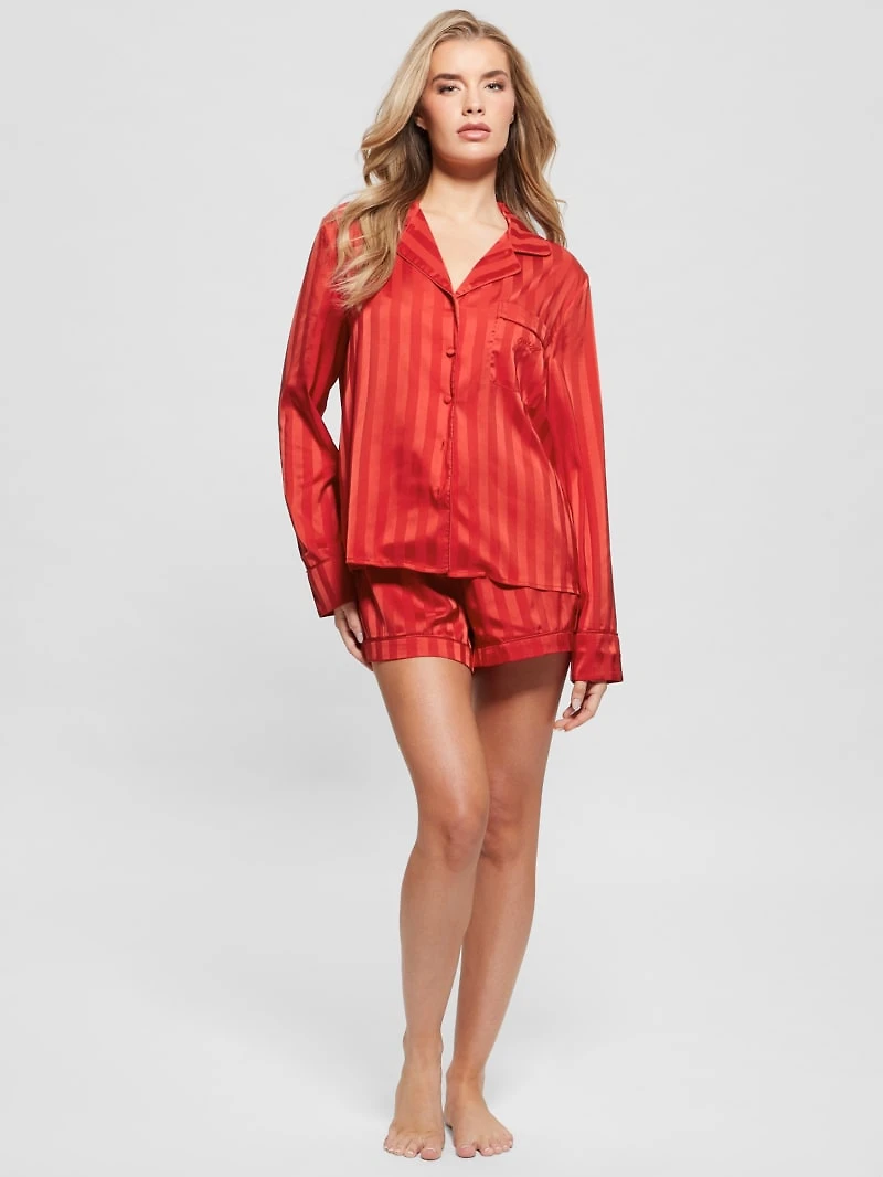 Eco Satin Shorts PJ Set