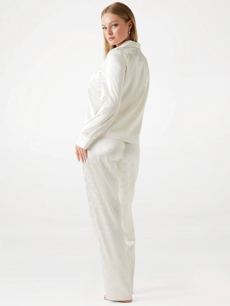 Eco Syvlie Peony Top and Pants PJ Set