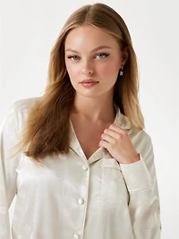 Eco Syvlie Peony Top and Pants PJ Set