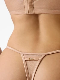 Isa rhinestones thong