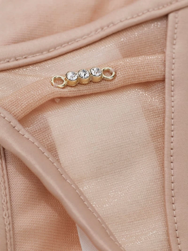 Isa rhinestones thong