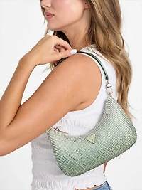 Zalina Ombré Rhinestone Mini Shoulder Bag