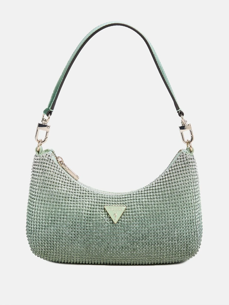 Zalina Ombré Rhinestone Mini Shoulder Bag