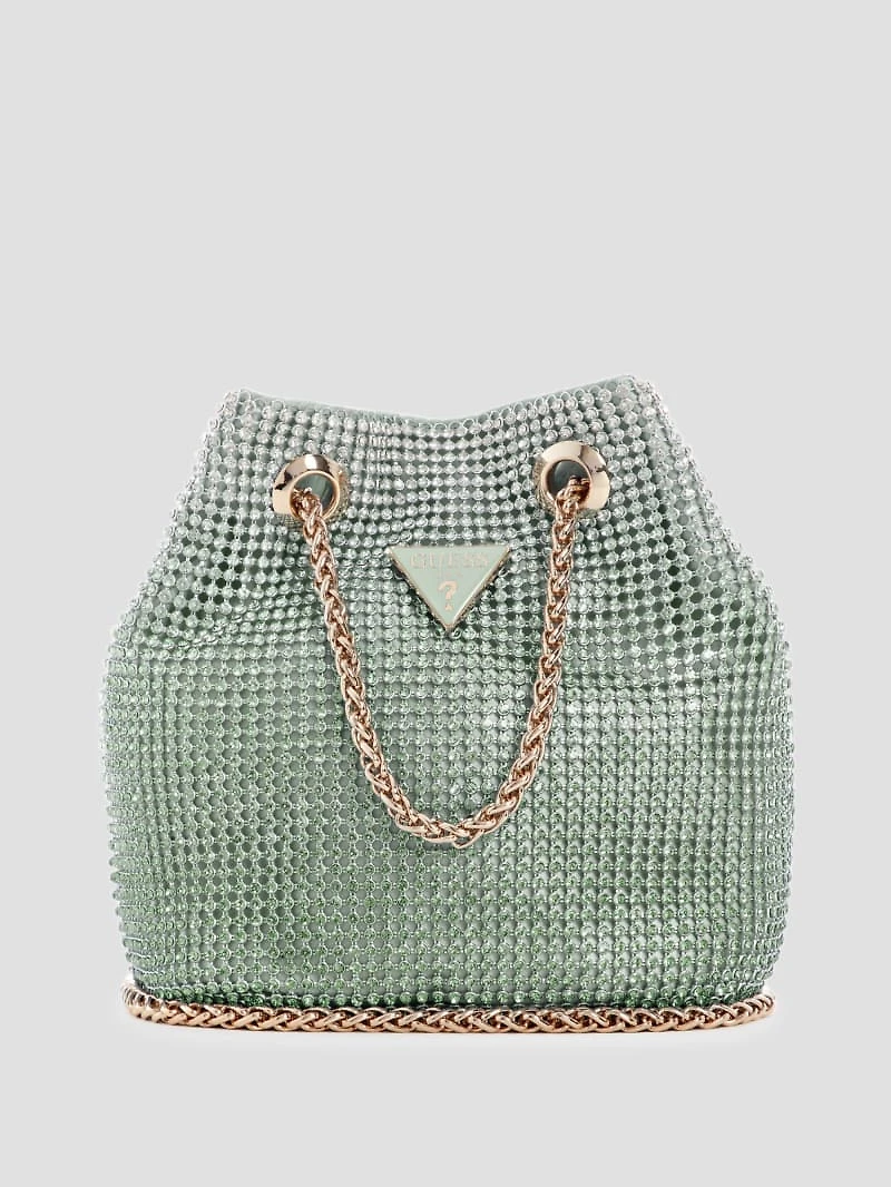 Zalina Ombré Rhinestone Pouch