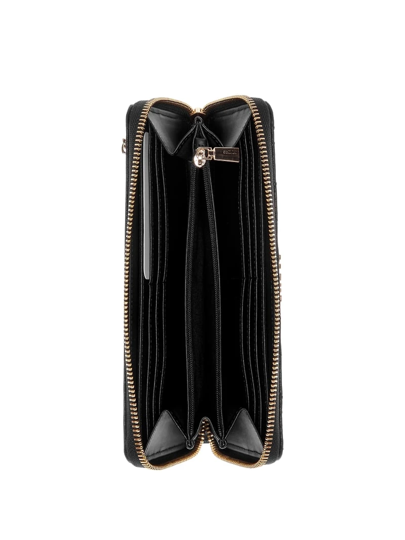 Laurel II Debossed Peony Large Wallet