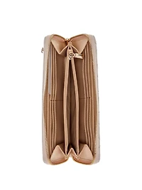 Laurel II Debossed Peony Large Wallet