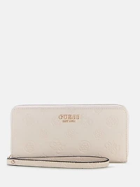 Laurel II Debossed Peony Large Wallet