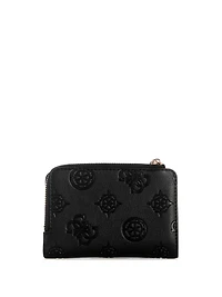 Laurel II Debossed Peony Card Case