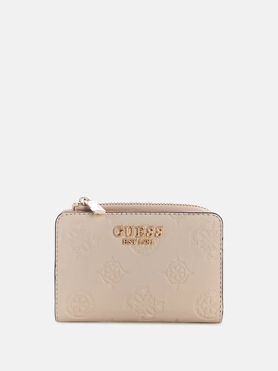Laurel II Debossed Peony Card Case