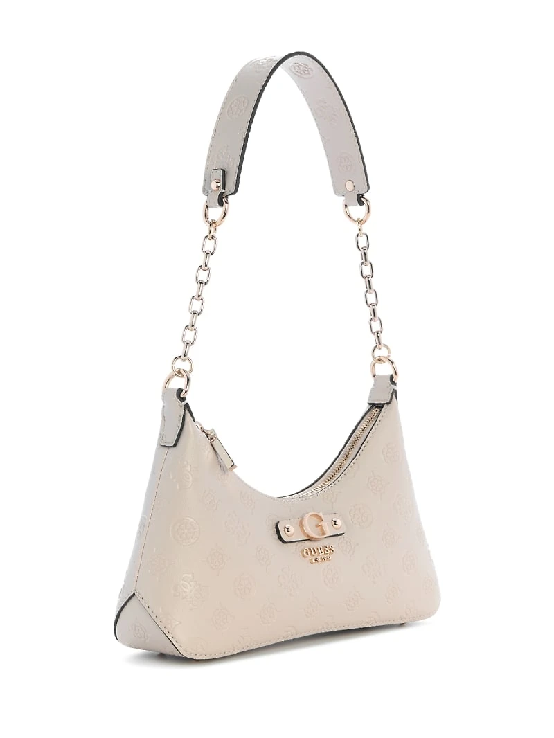Dita Debossed Peony Shoulder Bag