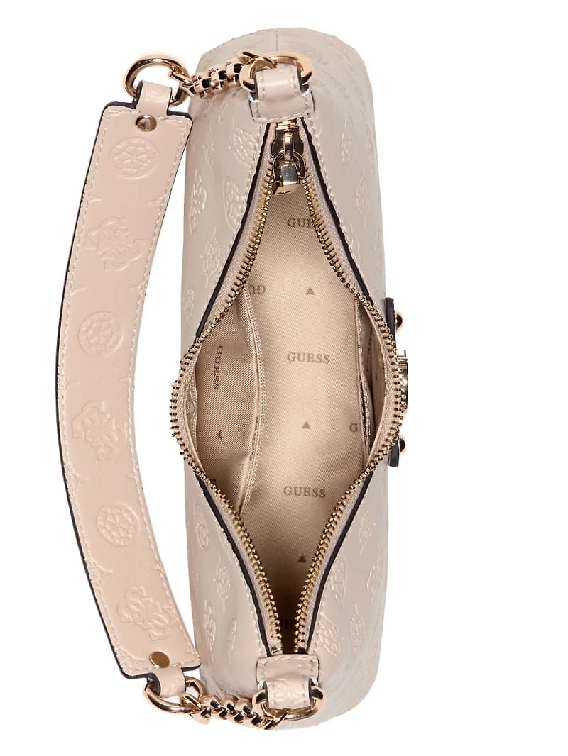 Dita Debossed Peony Shoulder Bag