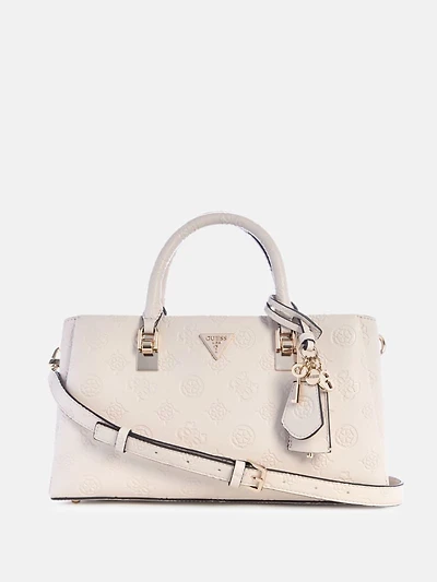 Tisha Debossed Peony Girlfriend Satchel