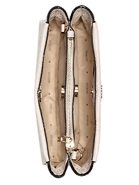 Tisha Debossed Peony Crossbody