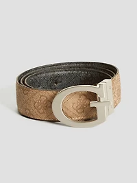 Trey Faux-Leather Signature Belt