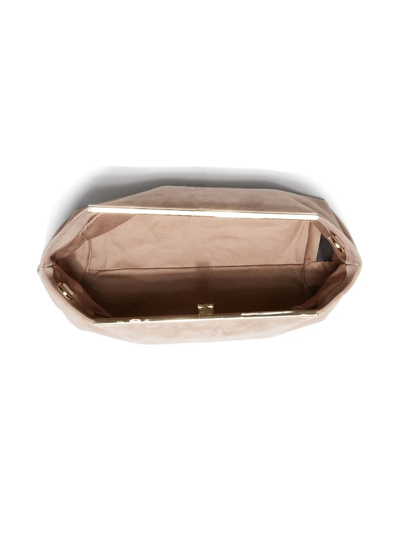 Soft Suede Leather Clutch