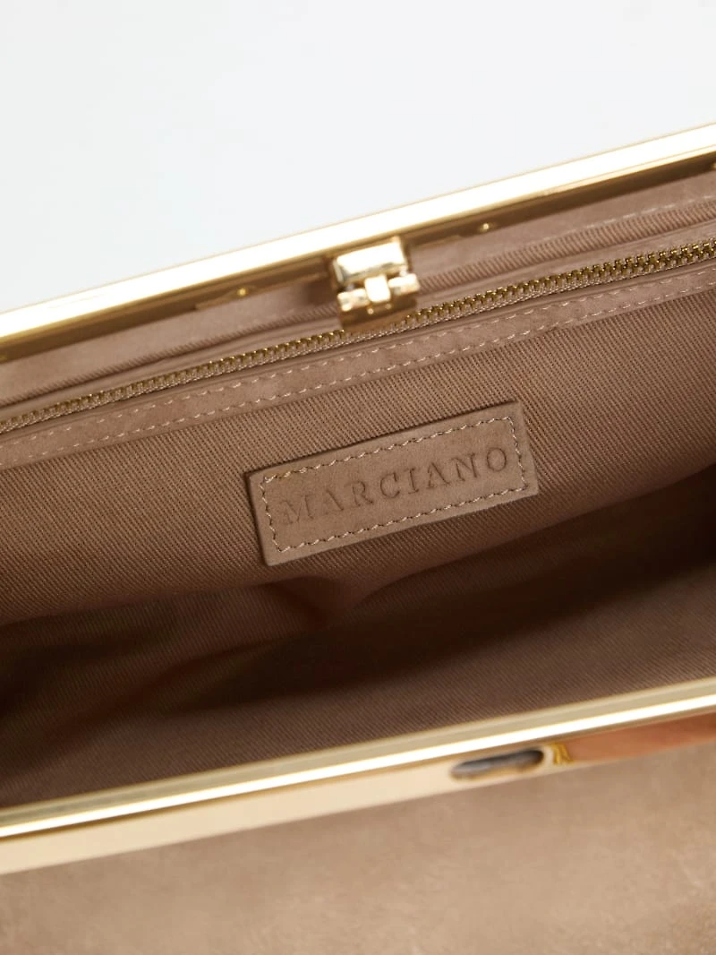 Soft Suede Leather Clutch