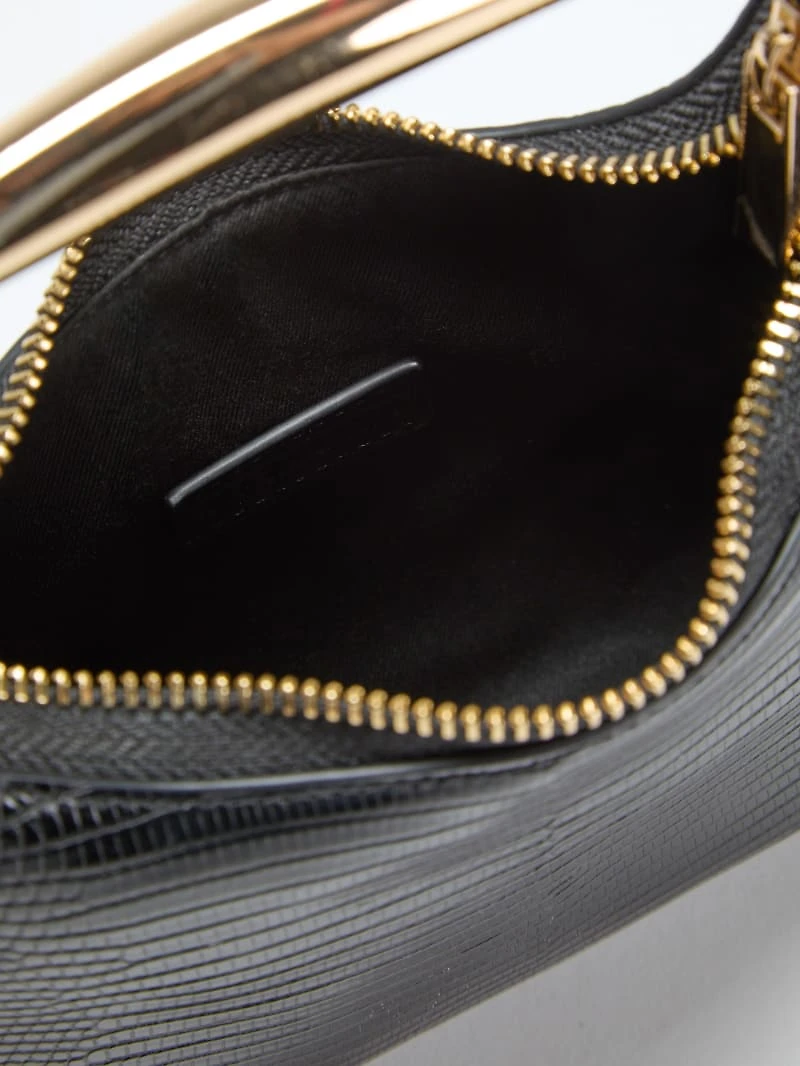 Victoria Leather Mini Hobo Bag