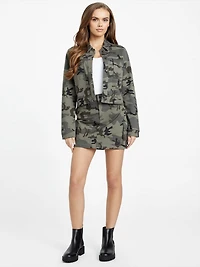 Whitney Camouflage Cargo Skirt