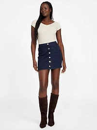 Eco Lucianna Mini Denim Skirt
