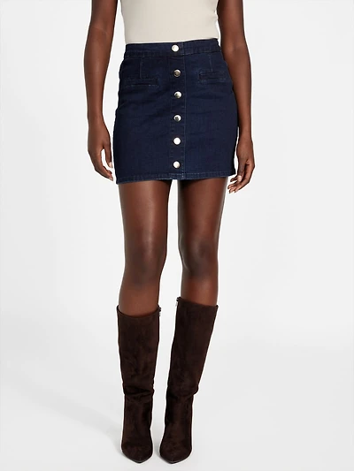 Eco Lucianna Mini Denim Skirt