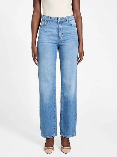 Victoria High-Rise Straight Jeans