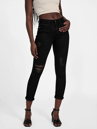 Eco Liberty Distressed Skinny Jeans