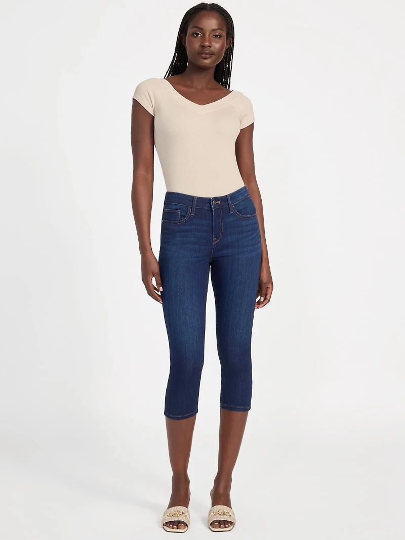 Violeta Denim Capri Pants