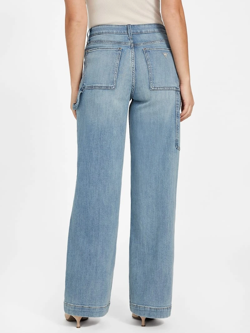 Eleanna High-Rise Wide Carpenter Jeans