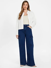 Angelique High-Rise Wide Leg Cargo Jeans