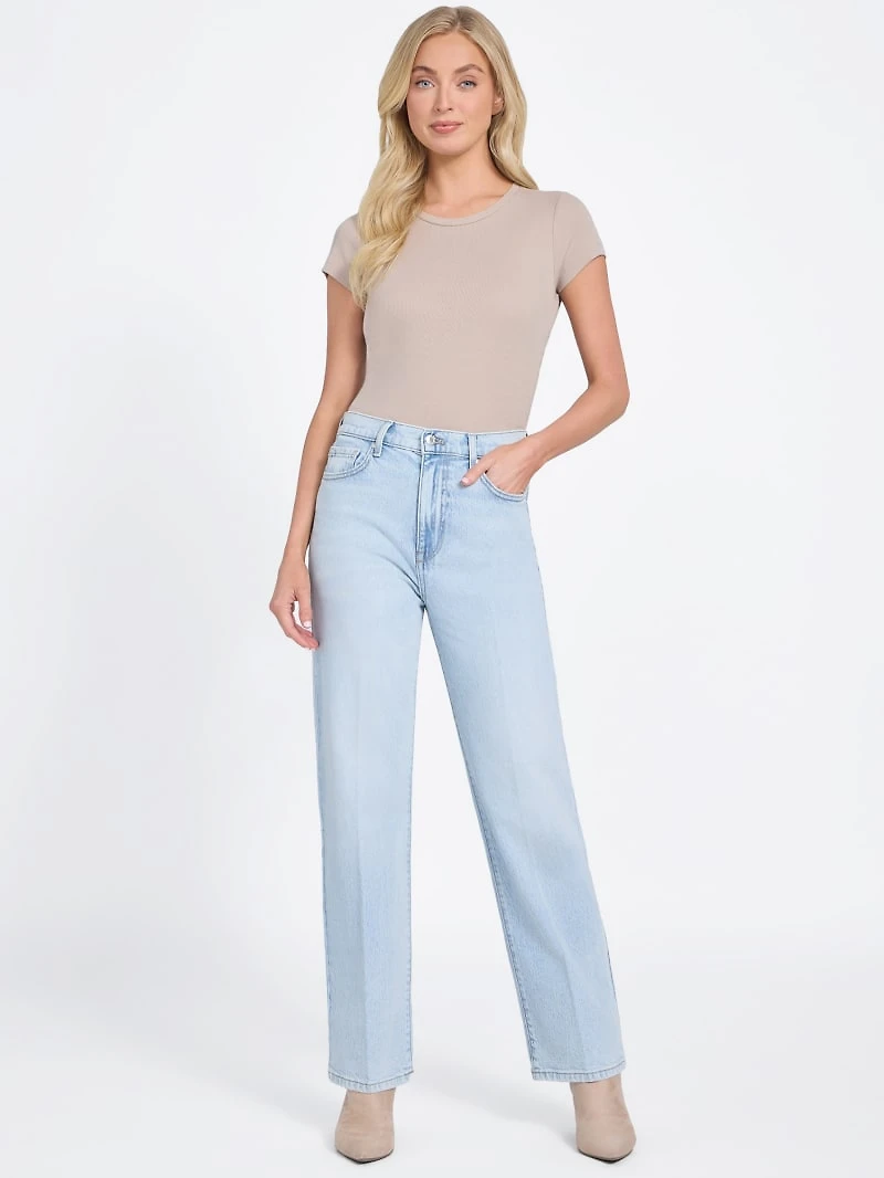 Caleena High-Rise Straight Jeans