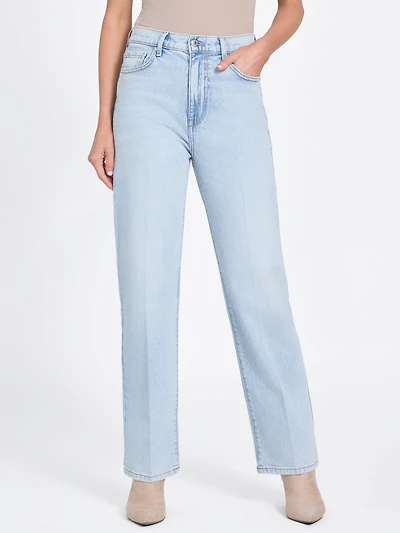 Caleena High-Rise Straight Jeans