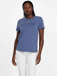 Wren Crewneck Rhinestone Tee