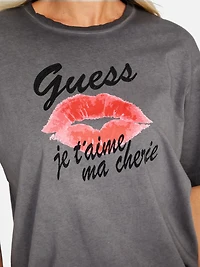 Vera Crewneck Rhinestone Tee