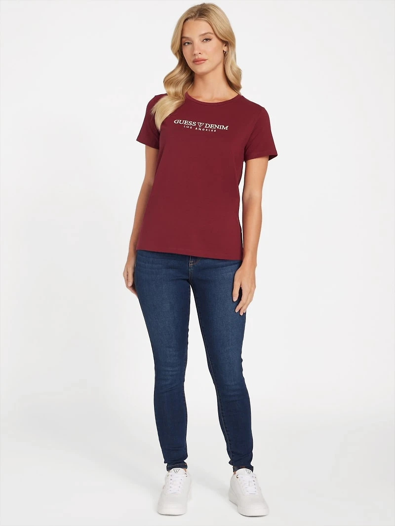 Cami Embroidered Logo Tee