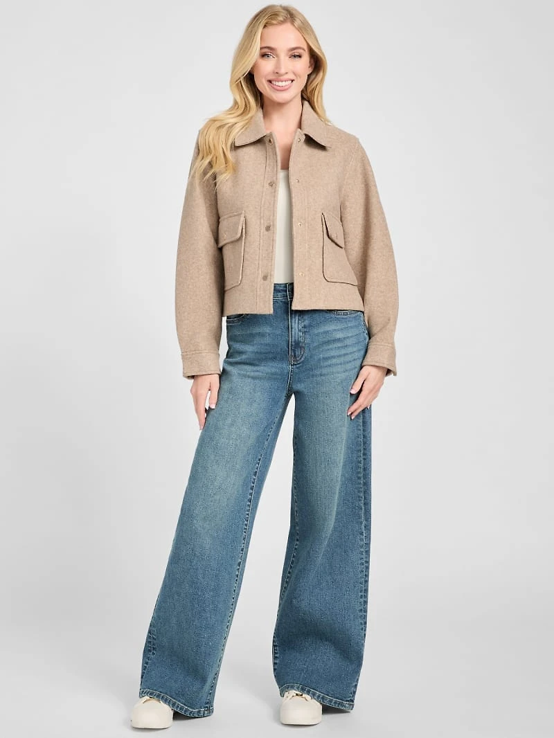 Lisbeth Wide Leg Denim Pants