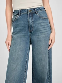 Lisbeth Wide Leg Denim Pants