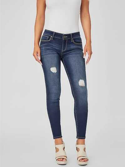 Sienna Curvy Mid-Rise Skinny Jeans