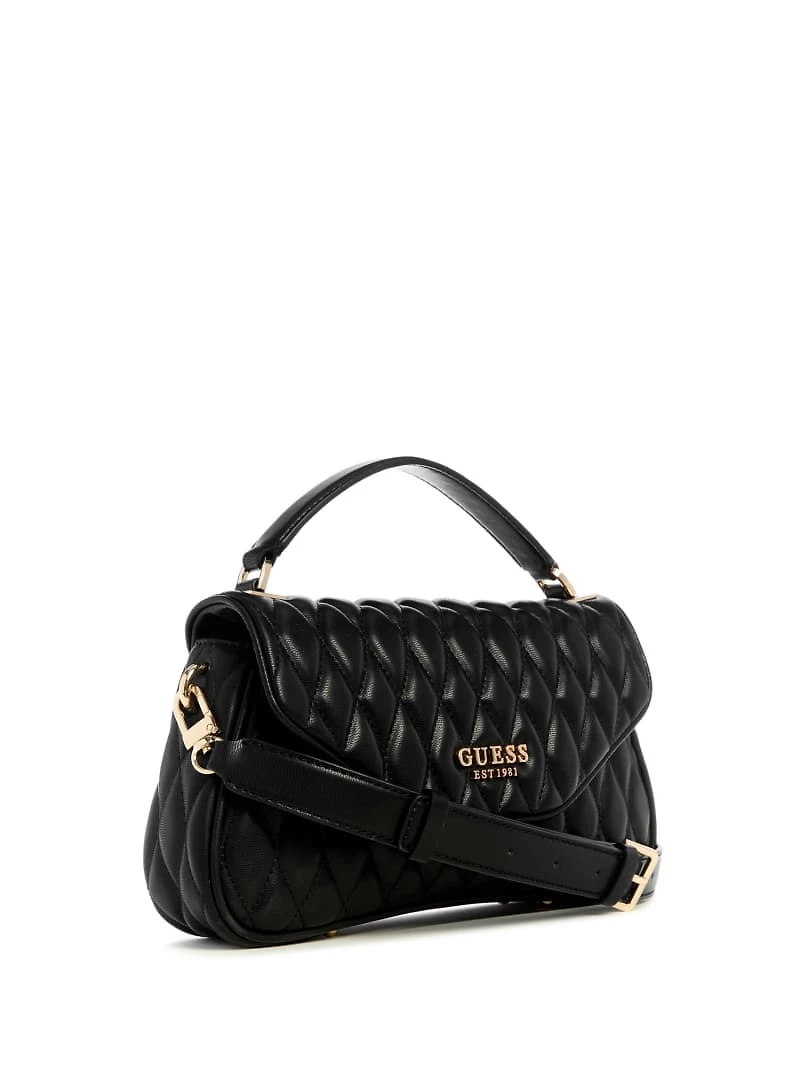 Valla Faux-Leather Quilted Crossbody