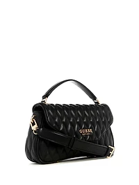 Valla Faux-Leather Quilted Crossbody