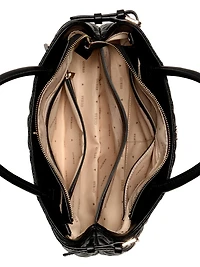 Paisleigh Quilted Girlfriend Satchel