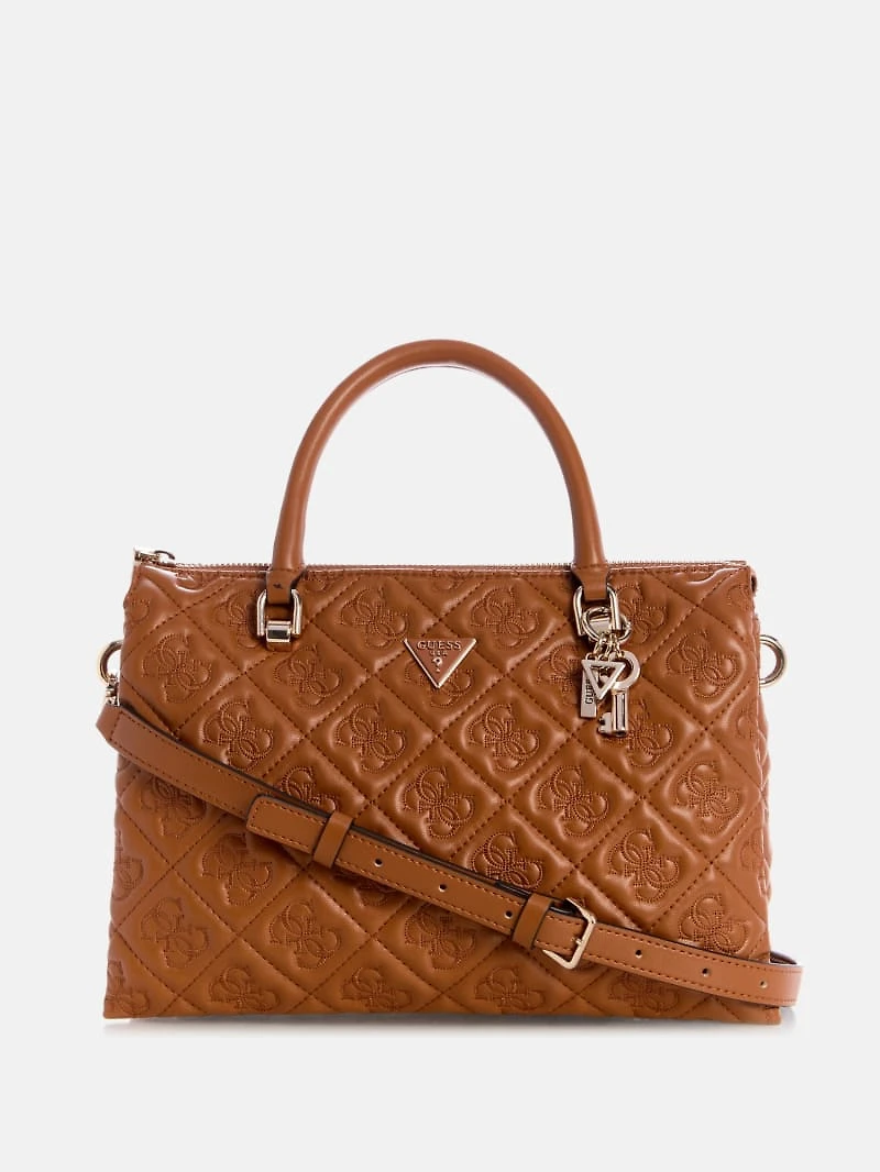 Eco Adelasia Quilted Logo Satchel